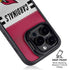 NFL Arizona Cardinals White Striped iPhone 15 Pro Kickstand Case